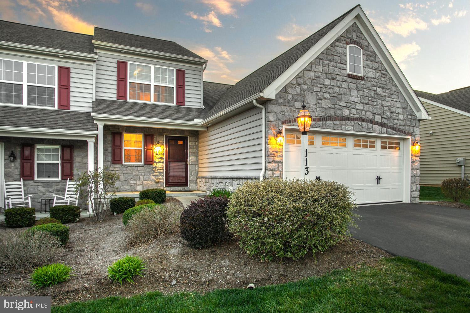 Step into comfort and convenience with this charming semi-detached home located in the desirable Southern Village Community. Featuring a sought-after first-floor owner’s suite and an attached 2-car garage, this home offers the perfect blend of functionality and style. Enjoy cooking and entertaining in the spacious kitchen that flows effortlessly into an open-concept living and dining area. The main living space is enhanced by luxury vinyl plank flooring, giving it a modern and polished look. Upstairs, you’ll find additional bedrooms and a full bath—ideal for guests, a home office, or flex space. With neutral tones and thoughtful design, this home is truly move-in ready. Nestled in a convenient Lancaster location, you're just minutes from shopping, dining, and all the amenities the area has to offer. Don’t miss this opportunity—schedule your private tour today and discover all that 113 Goldenfield Drive has to offer!