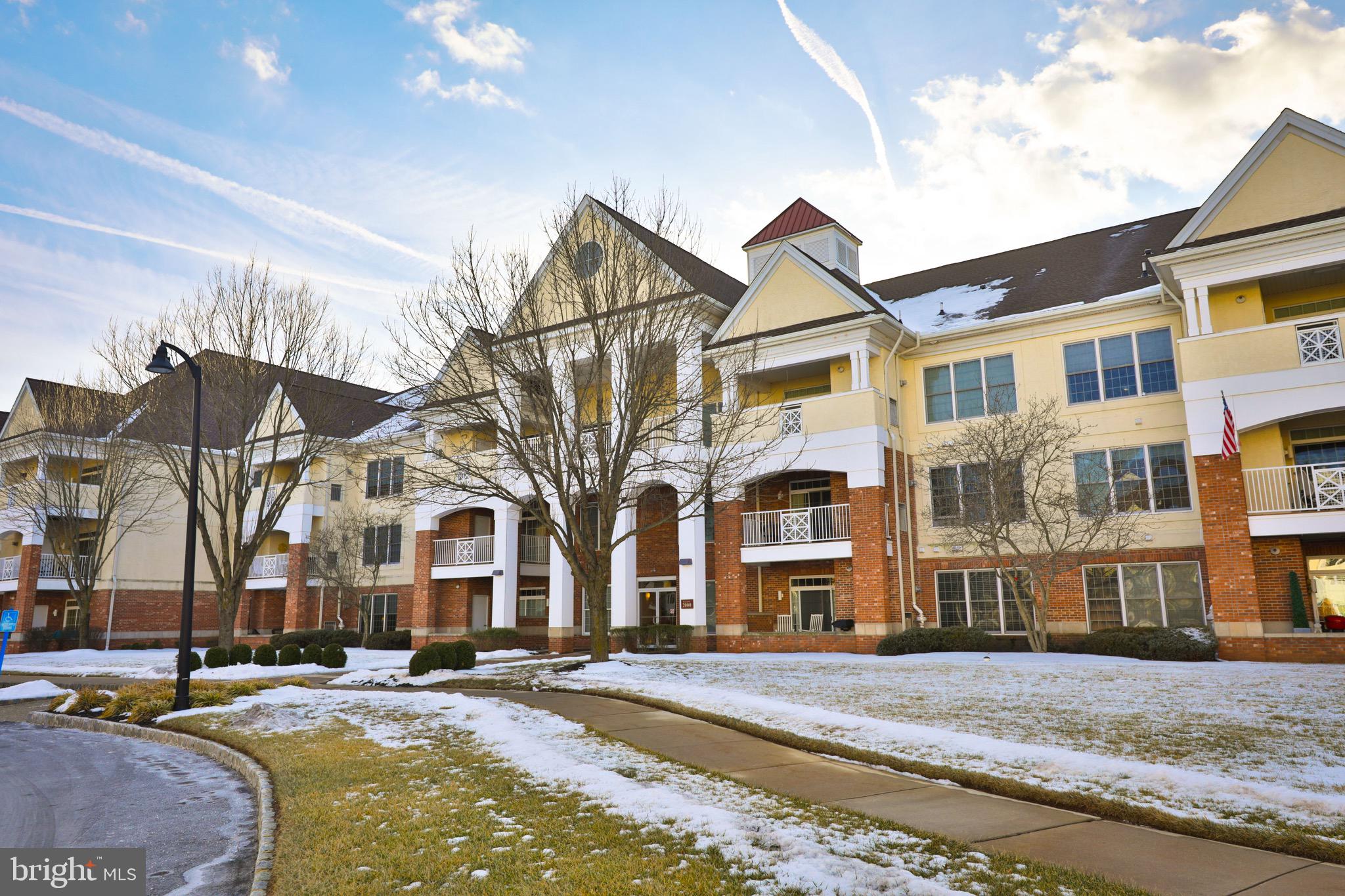 MOTIVATED SELLER! Hurray Spring is here and this could be the perfect place for you!! Exceptional opportunity to own a beautiful 2 bedroom and 2 bath one floor living apartment in the highly esteemed Meridian at Valley Square community, a premier 55+ neighborhood known for its outstanding amenities and convenient location. This meticulously maintained apartment can be assessed through a secure and welcoming lobby. Entering the apartment , you are greeted by the well-appointed kitchen that invites culinary exploration and provides a cozy breakfast table space. While cooking, you are able to over look the dining area as well as the generous size family room boasting a gas fireplace. Off the family room, step outside to your private porch, where a storage closet provides additional practicality. The large primary suite offers abundant amount of space with a sitting room, two closets with one being a spacious walk in custom closet. The luxurious ensuite bathroom provides a double vanity, stall shower and a make up vanity table. The second bedroom, situated on the other side of the apartment for additional privacy, makes for a lovely den/office and sits adjacent to the second full bathroom. There is also the convenience of an in-unit washer and dryer, ensuring effortless daily routines. A major highlight of this unit is the Garage parking with inside access right next to the apartment along with a separate storage unit for over flow! Residents can take advantage of the clubhouse, swimming pool, state-of-the-art fitness center, billiard room, ping pong table, and library. Experience the perfect blend of comfort and sophistication in this exceptional home. Schedule your tour today!