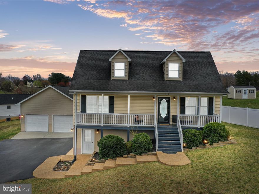 Just Reduced!  Looking for a Home with Mountain Views and Nearby River Access that is a Fully Furnished Airbnb?  Look no further!!

This 3 level Cape Cod style home has all that AND MORE!  Main Level Living/Kitchen/Dining Open Layout is perfect for entertaining.  2 Bedrooms with a shared Hall Full Bathroom on the Main Level.  Upper Level Primary Suite Bedroom with Private Full Bathroom and 2-Story Overlook of Main Level Living Area.  Lower Level is equipped with the Great Room, Den/Flex Space, Laundry Room, and Half Bathroom along with Access to the 2-Car Attached Garage.  Speaking of Garages, this Property features an extraordinary Heated & Finished 24x24 Detached 2nd Garage/Game Room - Perfect for Airbnb guests or for personal use!  Enjoy the Mountain Views from your Back Deck or take a soak in the Hot Tub!  Less than 1.5mi from the nearby Scenic Shenandoah River Public Boat Landing with Gated Parking, Walking Path, and Picnic Tables.  This home is also just around the bend from the quaint town of Shenandoah - plenty of small town amenities to explore!

Local Attractions to 317 Locustdale Loop in Shenandoah, VA include: **Shenandoah River Park** (1.5 miles NE) for public River access.  **Luray Caverns** (20 miles NW) and **Grand Caverns** (15 miles SW) offer stunning underground formations.  **Shenandoah River Adventures** (2 miles NE) provides kayaking and tubing.  **Shenandoah Heritage Village** (20 miles NW) showcases historic buildings, and **George Washington National Forest** (25 miles W) offers hiking, camping, and scenic views.