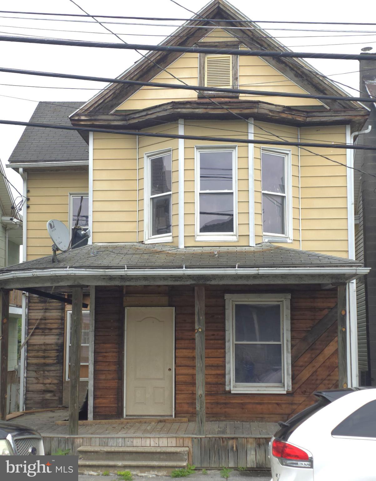 Investor Alert! This house is gutted and ready to be remodeled. Plenty of opportunity to make this your own. There is a shed out back that could be moved to provide 2 off street parking spaces.