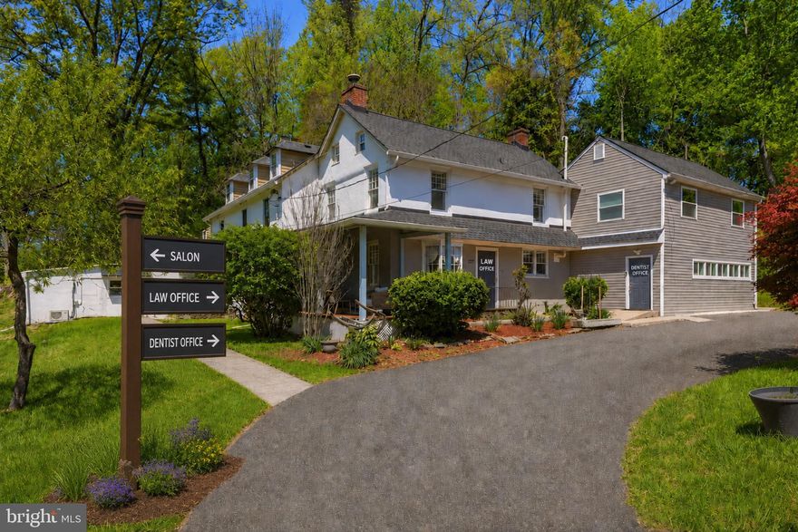 Investor Alert | Historic 1700’s Stone Estate with Exceptional Income & Mixed-Use Potential in the Heart of Media
Rare opportunity to own a highly visible and versatile 5,000+ SF historic stone estate offering outstanding income-producing potential. Individual spaces can easily accommodate salon suites, law offices, dental practices, CPA firms, medical professionals, wellness businesses, consultants, and other professional users operating independently under one roof.
Situated on approximately 2.8 private acres along highly traveled West Baltimore Pike in desirable Media, this landmark-style property is ideal for professional offices, live/work use, boutique businesses, or mixed-use investment purposes. The first floor features multiple offices, gathering areas, and two half bathrooms. The second floor offers four bedrooms, three full bathrooms, and a separate staircase leading directly to the kitchen area, allowing the upper level to function independently and generate additional residential rental income.
Rich architectural details including original stone construction, exposed beams, deep window sills, custom millwork, and refined finishes create a memorable setting full of character and charm. Major capital improvements have already been completed, including a newer roof, upgraded mechanicals, renovated interior spaces, and a newly constructed storage building.
The expansive grounds provide privacy, ample parking, outdoor gathering areas, and room for future enhancements. Conveniently located near major highways, regional business corridors, and downtown Media’s dining, shopping, and corporate amenities, this property combines visibility, accessibility, historic appeal, and long-term upside in one exceptional setting.
Property Highlights:
• Historic 1700’s stone estate with stone construction beneath stucco exterior
• Approx. 5,000+ SF building on 2.8 acres
• Six separate entrances and flexible multi-section layout
• Excellent multi-tenant rental potential
• Ideal for salon, legal, medical, CPA, wellness, or office users,  event venue, 
• High-visibility West Baltimore Pike location
• First floor with 2 half bathrooms
• Second floor with 4 bedrooms, 3 bathrooms, and private access
• Opportunity for residential rental income on upper level
• Updated roof and major system improvements
• Newly constructed storage building
• Ample parking and outdoor space
• Historic charm with modern upgrades
• Convenient access to major highways and regional markets
An extraordinary opportunity for investors, entrepreneurs, medical or professional users, law firms, architects, contractors, or buyers seeking a signature property with exceptional flexibility and income-producing potential in one of Delaware County’s most desirable locations.