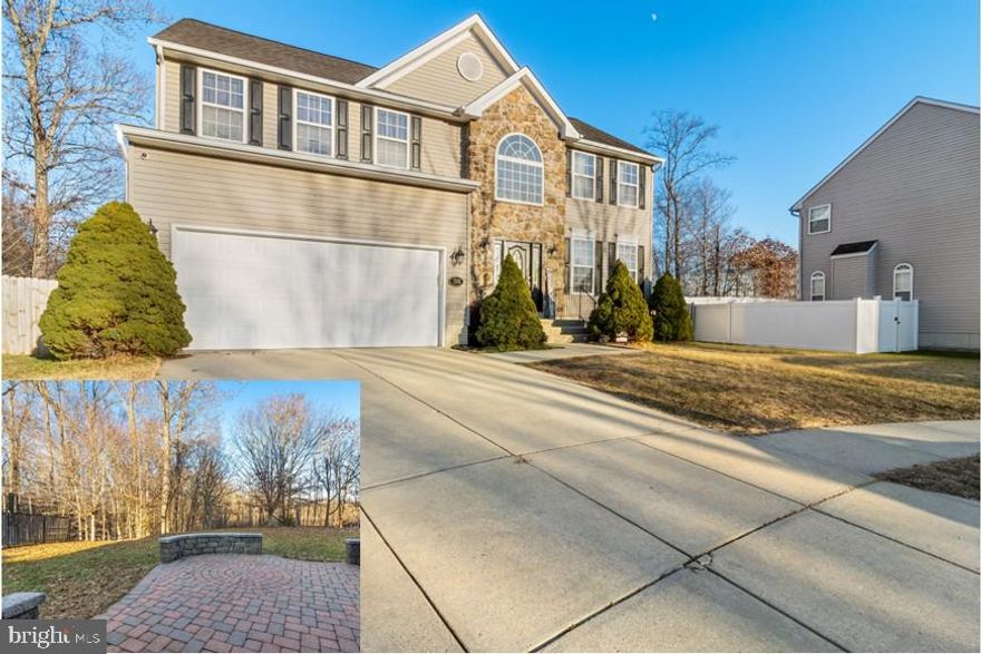 Spacious colonial on a culdesac street  located just off of Marshall Hall Road & 210. You can't beat the location for commuting . Your located 15-20 Minutes from the Capitol Beltway & National Harbor.  You are 2 miles from the boat ramp at Marshall Hall Landing and just minutes from the public bike trail, Indian Head Rail trail as well as kayaking locations/rentals at Atlantic Kayak off of Mattingly in Indian Head.  The NSWC (Navy Base) is about 6 miles from this location too. This home just had new carpet in some areas and offers living, dining & family room, the kitchen has a center island for overflow seating, plus  a sunroom bump out off of the rear w/ doors leading to a deck and a brick patio below. The basement offers 1200+ S/F of unfinished space which can be finished for additional living space.  HOA dues are less than $400 per year, paid annually.  Owner motivated at this price and its ready for immediate occupancy.