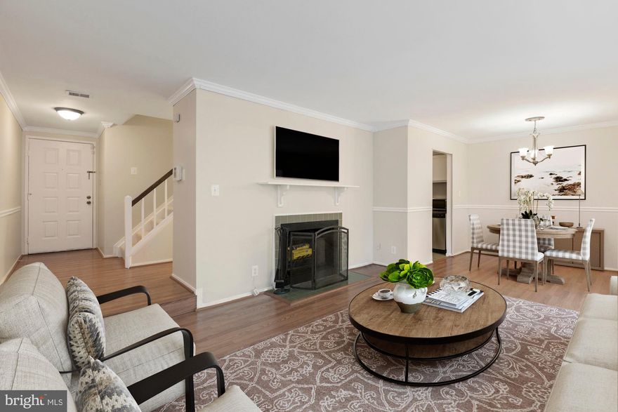 This rarely available 2 story condo in Farmingdale offers two spacious and light-filled levels of living space. It features 2 Master Bedrooms on the 2nd floor separated by a flight of stairs from the main-level Living area offering Open and spacious living / dining area, In-unit washer & dryer, separate Powder room , Kitchen, laundry room, and a light filled balcony make up the 1st floor.   Laminate wood floor on main level and carpet on the top floor.  housing voucher welcome. Convenient to shopping and Public Transportation. Available  March 1st.