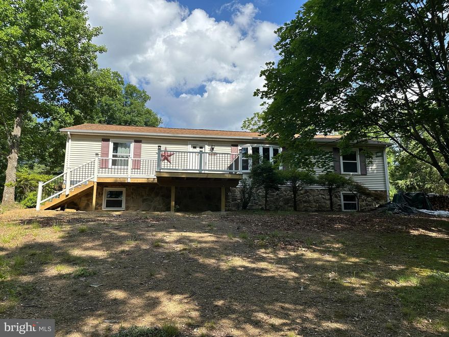 Great Location just 3 miles from downtown Berkeley Springs ,  offering 3 bedrooms, 2 baths and full basement on a 1.34-acre lot. It has a lot of positive  features such as a lovely new front deck but will need some TLC.  It is bank-owned and being sold "as is".