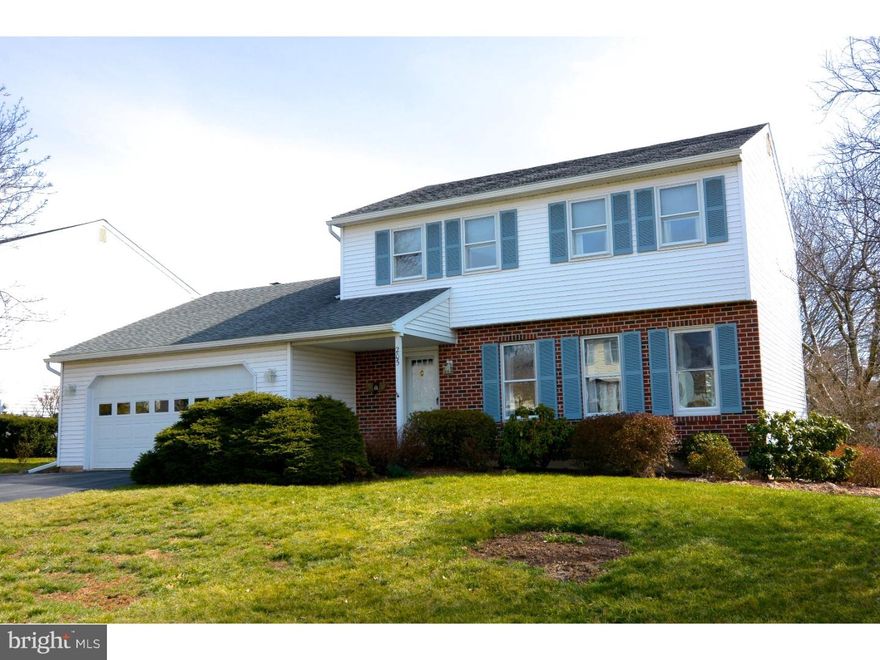 ONE OWNER home says alot about the neighborhood.  Extremely well cared for home with updates.   24 handle kitchen has refinished cabinets, granite counter tops and newer flooring with breakefast area overlooking large backyard.  There is a beautiful brick woodburning fireplace in the family room and sliders leading to the rear patio.  Master bedroom, with master bath and walk in closet.  Brand new faucets and shower heads in bathrooms, all mechanicals are newer, roof is newer, newer garage door with garage door opener, replacement windows, and all appliances remain.  Nicely painted and ready for a new owner.  All this and more in convenient location, close to shopping and restaurants.