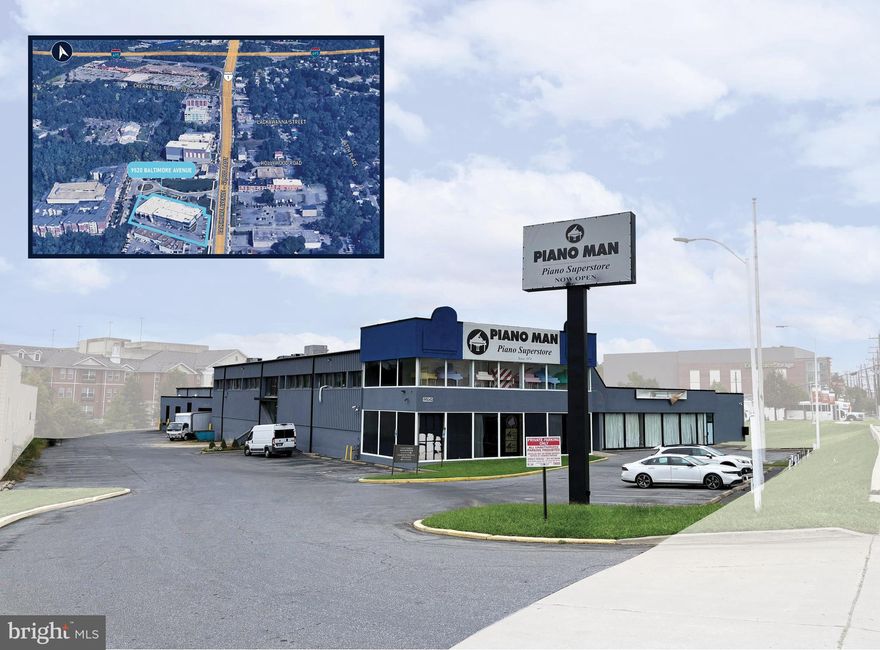 +38,000 SF commercial building with retail showroom, warehouse, administrative space, dedicated parking, and recently replaced roof (2022). Delivered 100% vacant or with existing tenant in place.

Located on Rt. 1 / Baltimore Avenue (42,800 AADT) in College Park, MD and strategically positioned between I-495 (DC Beltway) and Rt. 193 with access to the University of MD student population, DC, and MD customers.

Second floor office is currently leased to a church on a month-to-month basis but can be delivered 100% vacant.

Flexible NAC (Neighborhood Activity Center) zoning allows for a wide range of retail/office/commercial.

Improvements are in good condition and present an excellent foundation for an investor to add value through leasing or an owner/user to capture this strategic location in College Park, MD.