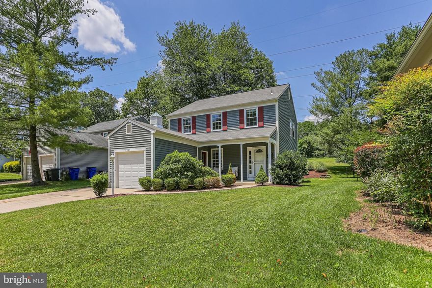 Welcome to 8535 Dark Hawk Circle: a perfect blend of charm, comfort, and luxury.
Step onto the charming front porch and into this beautifully updated 3-bedroom, 3.5-bathroom home, where high-end finishes and thoughtful upgrades create a sense of refined living. Every detail—both visible and behind the scenes—has been carefully curated to offer peace of mind and everyday elegance.

The main floor features newly installed, naturally finished White Oak hardwood flooring, setting a warm tone across the main level. The eat-in kitchen is a true showstopper with custom cabinetry, upgraded stainless steel appliances, and glass cabinets—perfect for displaying fine pieces or to utilize as coffee bar. The open-concept layout flows into the family room, which offers direct access to a refinished back deck, blending indoor and outdoor living.

Upstairs, you’ll find three generously sized bedrooms and two full bathrooms. The primary suite, accessed through French doors, boasts a spacious en suite bathroom and a large walk-in closet outfitted with an organizational system and Jeld-Wen solid core closet doors. Both bathrooms have been tastefully updated to reflect a cohesive aesthetic.

The versatile lower level offers an additional living area ideal for entertaining. A bonus room with a double closet provides flexibility for a home office, fitness area, craft room, or guest suite. A full bathroom with luxury tile completes the basement space—perfect for overnight guests or extended stays.

The refinished deck features built-in benches and a pergola, surrounded by mature landscaping and stylish hardscaping. Whether hosting gatherings or enjoying quiet evenings, this outdoor space is designed for relaxation and connection.