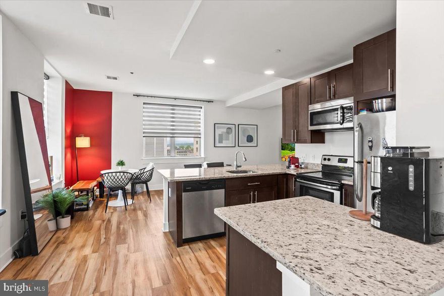 Beautifully updated top-floor apartment at 231 State St #805 in Harrisburg, located directly across from the Capitol Building and offering stunning views of the city and the Susquehanna River. Available for $1,750/month, this unit includes access to premium building amenities such as a fitness center, rooftop lounge, and in-unit laundry. The top-floor location ensures no noise from above and provides convenient access to the rooftop for relaxing and enjoying the skyline. Rent includes the HOA fee and all utilities except electric, and the HVAC system was recently updated for added comfort and efficiency. This apartment is ideal for a professional working in or near the city. All applicants are required to complete an application and screening prior to viewing the apartment.