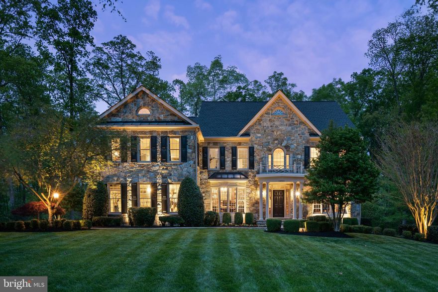 FIRST TIME ON MARKET!    The Estates of Piedmont!!   One of the most PRIVATE and PREMIUM lots in the neighborhood.  4 Bedroom 5.5 Bath approx 8,000 sq.ft home.   So many FINE UPGRADES and CUSTOMIZATIONS in this DISTINGUISHED and STUNNING stone front Craftmark Oakton floor plan.   Premium Main Level Library with STATELY Maple Judges Paneling, Built-Ins and ELEGANT chandelier.  Spacious Parlor open to FORMAL Embassy Sized Dining Room with direct access to the Screened-In Porch addition with mahogany wood floors.   SPACIOUS Gourmet Kitchen with commercial grade appliances like SubZero, Bosch and KitchenAid, dedicated WINE fridge, large breakfast bar island and second food prep sink.   Great Room Opens to Kitchen which includes DIVINE floor-to-ceiling stone fireplace, crown moulding and private 2nd Owner's Staircase to upper level living quarters.  Upper Level includes 4 spacious bedrooms with all en-suite baths highlighted by a PREMIUM Owner's Dream Suite with sitting area, cathedral ceilings, dual walk-in closets and full bath with dressing area, dual vanities and separate shower with dual shower heads and soaking bath.  Convenient Upper Level Laundry Suite.  The Finished Lower Level is your END of SEARCH moment…  Inspired after an old English Pub, the arched basement stone work and built-ins are like no other!  Custom Wet Bar with built-in TV,  Media Room with Built-in shelves and wine storage, 2 dart lanes, billiards area, full bath, Hobby Room/workshop or can easily be finished as legal 5th Bedroom.  Walk-out Basement flows to flagstone seating area with firepit and sounds of Catharpin Creek running.  Buyer can have peace-of-mind; roof replaced (2018), 2 new High Efficiency Lenox HVAC Systems (2012), Water Heater (2012).   Seller's upgraded duct work, added extra insulation and created 3 unique heating/cooling zones for upper level to maximize family comfort.  This ONE is SPECIAL.