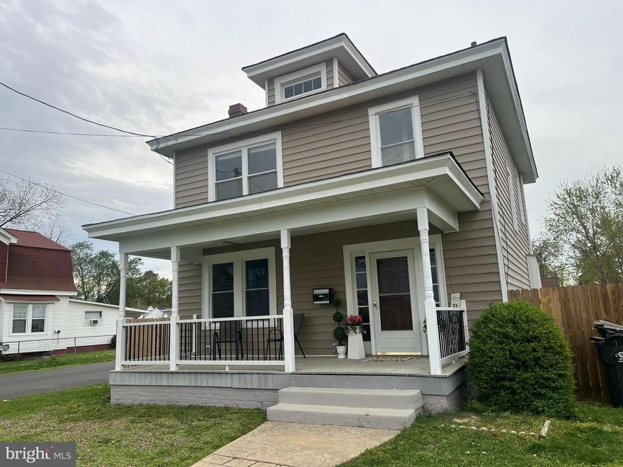 BEAUTIFUL BRAND NEW LISTING IN SOUGHT AFTER COLONIAL HEIGHTS LOCATION   This FOUR bedroom, 2 Full Bath Traditional Colonial will not disappoint! The fenced in yard (the side yard is fenced with a gate to get into the driveway from the side street) with paved driveway and the covered patio/sitting area is perfection on days like these.  This home has been remodeled thru and thru with refinished sparkling hardwood floors, new stainless steel appliances with a gas range, microwave and fridge with an ice maker and includes a dishwasher! Freshly painted throughout, newer hvac, tons of storage, and the crawlspace has been completely cleaned out and insulated and new vapor barrier put down. On those cold nights, start up your wood fireplace and get cozy, there is so much history in this revamped 1937 home. Or go for a walk on the outside sidewalks with streetlighting, everything such as coffee, stores, grocery, dinners, are all just within minutes of this home, the location could not be better!!