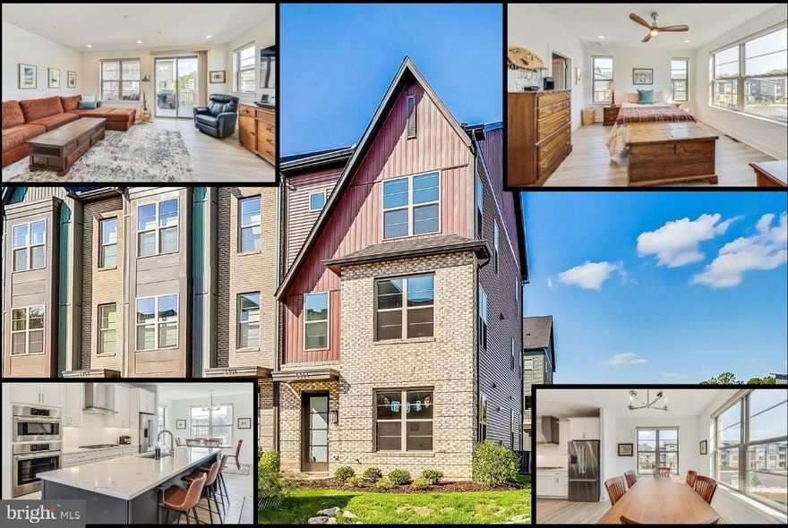 Searching for your dream and new home for the Holidays?  Don't miss the opportunity to own this amazing end-unit Townhome in Laurel, Maryland!!

This is truly a Modern Urban Oasis in the Watershed Community!

Are you ready to trade the city hustle for a modern, stylish sanctuary?  Why wait for a new townhome to be built when luxury is waiting for you? 

Discover this luxurious, end-unit townhome in the Watershed Community, offering an abundance of natural light, a gourmet kitchen, and prime location.  Minutes from Fort Meade, commuter trains, and the BWI airport, this 2023 Craftmark Homes-built townhome is move-in ready, offering the perfect balance of suburban tranquility and urban convenience.  

This end-unit features beautiful windows, on all three sides and on each of its three levels, inviting sunlight and brightness into your home. 

As you step inside, you'll be greeted with a large open foyer, an entry level recreation room, a ground floor powder room that can be easily upgraded to a full bathroom, and a painted two-car garage with space-saving, overhead storage.  

On the second level, you will find an open floor plan with an inviting, comfortable living room; a chef's dream kitchen, featuring top-of-the-line Bosch appliances, elegant countertops, and modern cabinetry; a large food pantry; a powder room; and a walkout deck for outdoor dining or entertaining.  

On the upper level, your elegant owner's suite awaits, featuring a spa-like bathroom, walk-in closet, and upgraded luxury vinyl plank flooring. The two additional bedrooms and full bath are perfect for friends or family.  

This energy-efficient smart home is packed with upgrades, including ceiling fans in each bedroom and custom blinds throughout. 

Watershed is an amenity rich community, including an abundance of trails, playgrounds, dog parks, community garden, bike pump track, pickleball court, swimming pool and fitness center.  With easy access to major highways, including BW Pkwy, Rt 32, and I-95, you're just a short drive away from Washington D.C., Baltimore, NASA Goddard, Annapolis and more.  

Don't miss out on this incredible opportunity to own a truly special home. Schedule a private tour today and discover your new urban oasis!