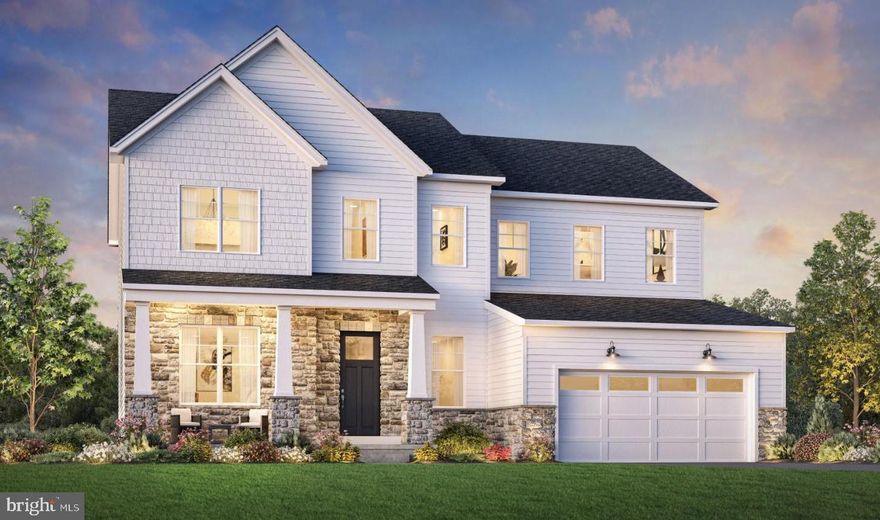 This exceptional Laney Craftsman offers a rare quick move-in opportunity, thoughtfully designed with elevated finishes and versatile living spaces throughout. Situated on a desirable walkout basement home site, this home features a first-floor fifth bedroom with a full bath—perfect for guests or multigenerational living—as well as a beautifully designed drop zone for everyday convenience. The enhanced alternate primary bath creates a spa-like retreat, while a spacious deck extends the living space outdoors for seamless entertaining and relaxation. Ideally located near premier shopping and dining with easy access to Routes 422 and 202, the PA Turnpike, and I-76, this home delivers the perfect balance of luxury, functionality, and accessibility. Pictures are of a Laney that is complete, not this home.