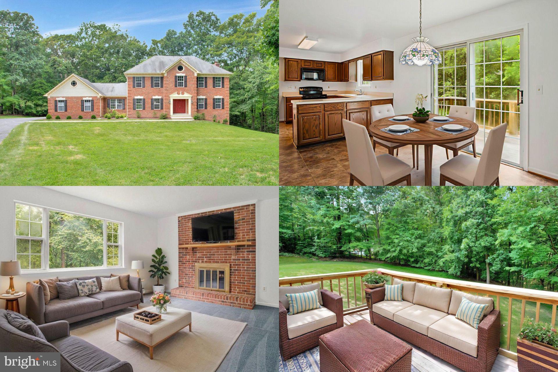 Welcome to this stunning brick-front Colonial in the highly sought-after Smith’s Purchase community, right in the heart of Dunkirk! This home has everything you’ve been looking for—starting with a welcoming main level that features formal living and dining rooms, a spacious eat-in kitchen with pantry, and a cozy family room with a bay window and wood-burning fireplace. You'll also find a convenient powder room, laundry area, and mudroom all on the main floor.
Upstairs, the primary suite offers a peaceful retreat with a walk-in closet and a private bath featuring a soaking tub and separate shower. Three more generously sized bedrooms and a full hall bath round out the upper level. The finished walk-out basement adds even more living space, including a rec/media room, 5th bedroom, full bath, home office, and a workshop—perfect for hobbies or working from home.
Enjoy outdoor time on the deck, plus a 2-car attached garage and plenty of driveway parking. Located in a quiet, friendly neighborhood with no HOA, this home is part of a top-rated school district and offers an ideal commuter location—just 30 minutes or less to DC, Northern Virginia, and Annapolis.
Don't miss the chance to make this beautiful home yours!