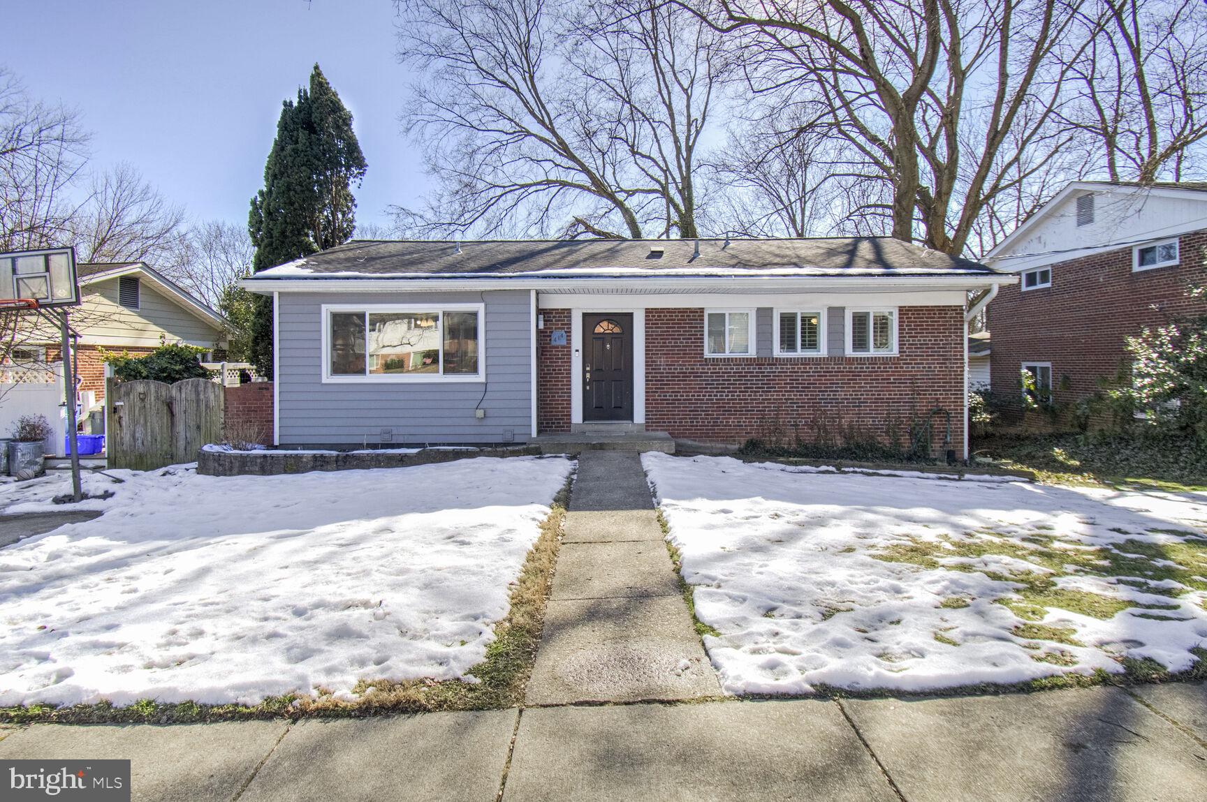 All offers due Saturday February 1st.
3 BR, 2.5 bath rambler with sunroom addition in wonderful Woodmoor. Roof replaced 2018, Newer HVAC, approx 6 years old. The house could use some cosmetic updates but appears to be rock solid. There are hardwood floors in the living room, dining room and bedrooms. One of the bedrooms has a full bath. There is a second full bath in the hallway. The sunroom off the back overlooks the large sunny yard. The large lower level is currently set up as a professional recording studio with soundproofing insulation and partition walls. It could be converted back to a large rec room and 4th bedroom. The lower level has a walkout to the yard, a half bath, laundry room and tons of storage. Property sold As-Is