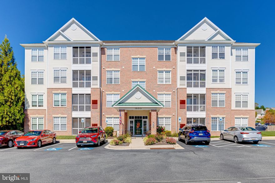 If you've been searching for a Marvelous Turn-Key Penthouse Level Unit w/Elevator located in a 55+ Active Adult Community w/2 Bedrooms (Plus Den - Large Enough to be a 3rd or Fam Rm/Office), plus 2 Full Baths in highly Sought-after Greenbrier/Emerald Hills Subdivision, then this is THE ONE FOR YOU!! As you make your way towards your new home on Martha Ct, you'll appreciate the ample amount of parking spaces, well-manicured landscaping, matured treed surrounding along w/a wonderful Pavilion centrally located for you to enjoy during the seasons. Enter through the secure main front entrance and use the elevator or stairs to your Penthouse lvl unit, and as you enter you'll get the feeling of being Home, as this Immaculate Sun-Filled unit shows True Pride of Ownership throughout, starting w/the Hardwood foyer entry, Formal Dining Room area w/Crown & Chair Rail Moldings, Cozy & Spacious Living Room w/Slider Door to your personal Screened-in Balcony w/a Grand View & Closet/Storage space. The Eat-In Kitchen is sure to impress w/42" Cabinetry, Gracious Counter space, Recessed Lighting and Breakfast Nook. The Den located off the Kitchen makes for a Great Home Office, Crafts Room & much more. The Bright & Airy Primary Main Bedroom has a Full En-suite Bathroom and Both Bedrooms have Walk-in Closets and Ceiling Fans. Please note the space efficient Tankless Water Heater and Full size Washer & Dryer which are included. Key Updates over recent (1-3) years include: New Plush Carpet w/Upgraded Padding throughout, Fresh Paint, Stainless Steel Appliances and HVAC. You'll also be glad to know the Water, Sewer & Trash are Included in your Condo/HOA Fees. Last but certainly not least, we can't forget the Fantastic Community Amenities that include a Community Pool, and Clubhouse w/Party & Exercise Rooms. Opportunities to own a Beautiful Penthouse in this location don't come everyday, so don't delay and be sure to come see this One Today!!!