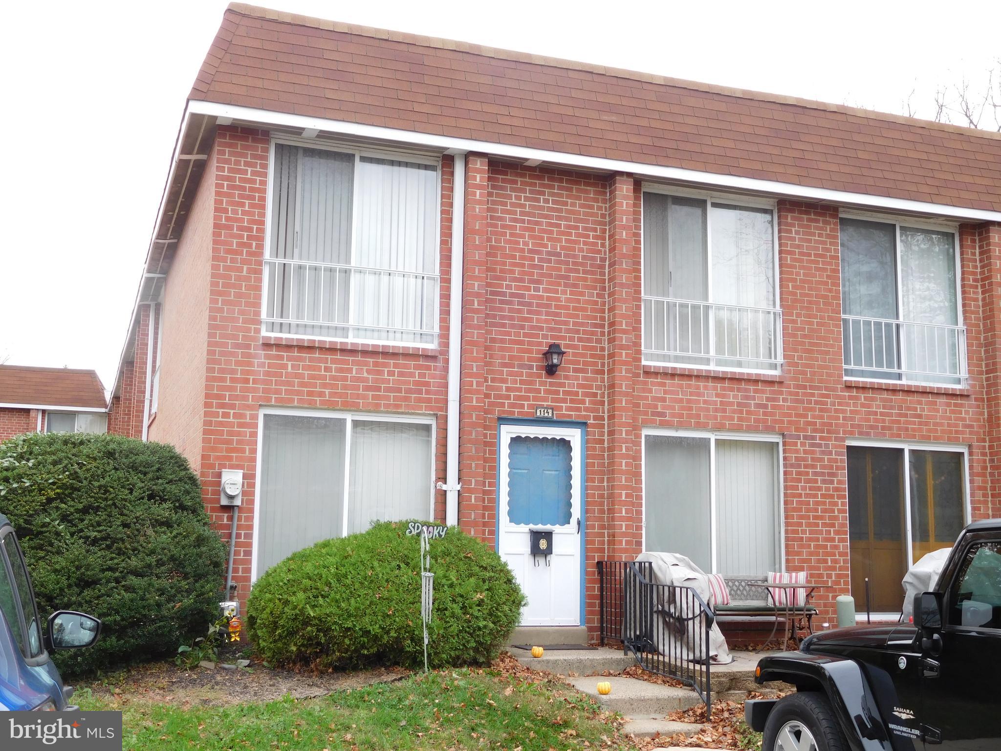 Want to Live in Bucks County, but think nothing is affordable? Think again this End Unit townhome is waiting for you!! Fabulous Schools & Great Location,Newer Front Patio with Garden entrance into Living Room w/Newer H/W Floor, Ceiling Fan, Large Closet & Updated 1/2 w/ Newer Toilet, Vanity, C/T Floor, Med Cab & exhaust fan, Eat-in Kitchen w/ H/W Floor & vinyl Floor, Plenty of Cabs, Microwave, Gas Range, Newer Dishwasher, Newer Garbage Disposal, Ceiling Fan, Refrigerator, Laundry/Utility Room w/ Washer, Dryer & Shelves, 2nd Floor Mst Br w/wine W/W, Large Closet, Ceiling Fan, 2nd Br w/wine W/W Large Closet, Updated 3pc C/T Hall Bathroom w/newer vanity, newer toilet, newer med cab, exhaust fan, Also a Hall Linen Closet & Additional Closet,Roof new in 2014, H/W Heater new in 2008, Heater new in 2011, 100amp CB, Newly Painted T/O, C/A,Please note that the Dryer vents outside must unit don't have their dryer vented outside.