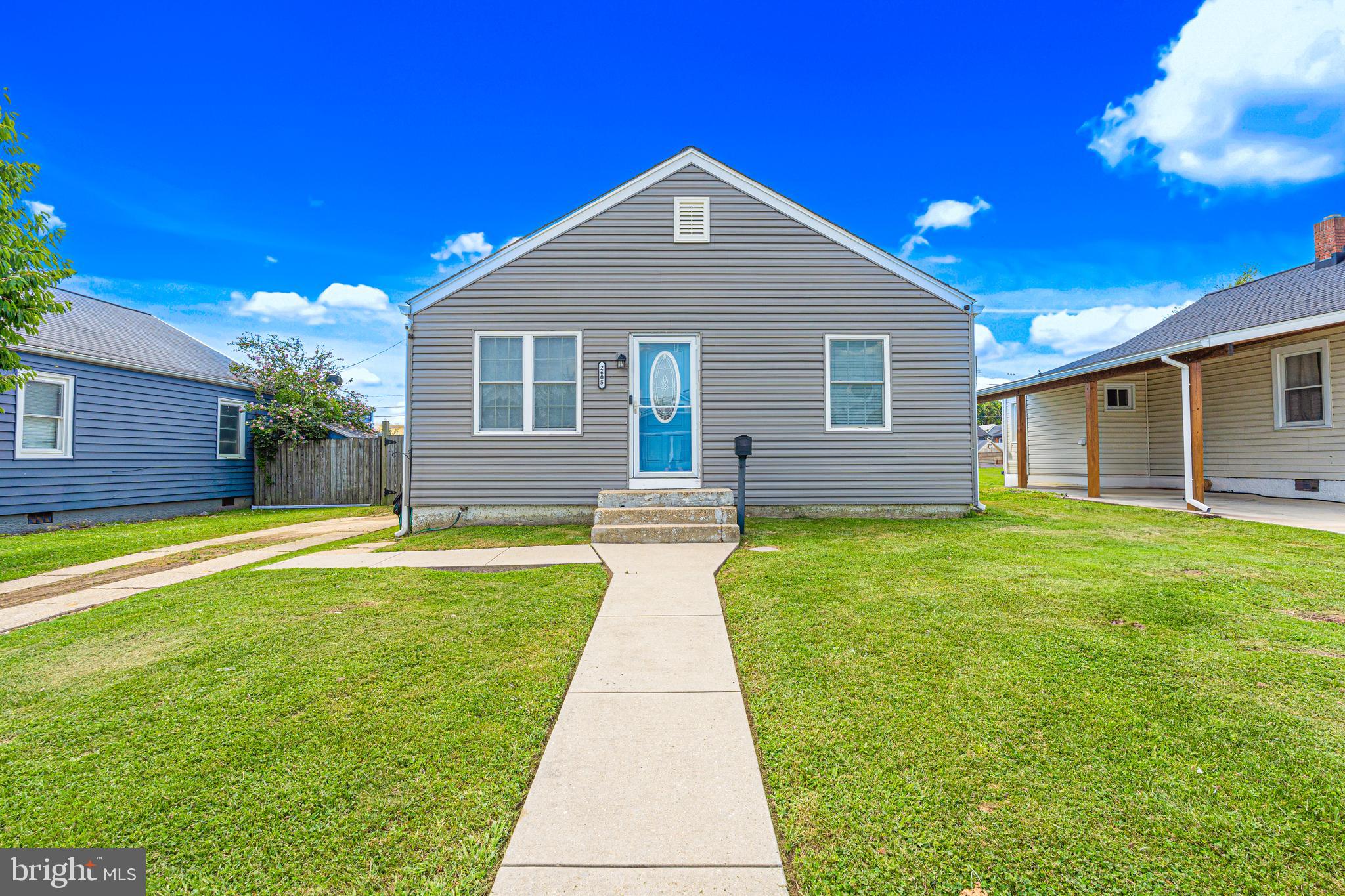 Welcome home to this 3 bedroom 1.5 bath single family home located in Gray Manor. Roof, siding and windows were replaced 4 years ago. The main level offers an open floor plan allowing the living room, kitchen and dining area to flow together for entertaining. All three bedrooms and a full bathroom are on the main level. The basement offers a finished area that is currently used a den/game room. The finished portion in the basement and the half bath were completed one year ago. The oversized rear yard is fully fenced. There is a shed for storage and a cement patio. The rear deck is 12X12 and made of composite decking.
