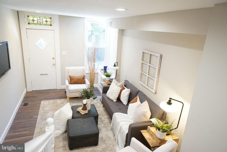 Welcome to this beautifully renovated home in the heart of Fells Point! This place has it all starting with hardwoods on the main level, full size W/D on the main level, dining area, half bathroom and GORGEOUS kitchen with stainless steel appliances, tons of storage and lots of natural light. Upstairs you'll find 2 great size bedrooms both with closet space AND their own beautiful bathroom. This home also has excellent outdoor space that is great for grilling or entertaining. This location is 1.5 blocks from the water and less than a 5 minute walk to all the fun in Fells Point AND Canton. $40 app fee per person and one-time $60 move-in fee due at lease signing. Pets are case by case.