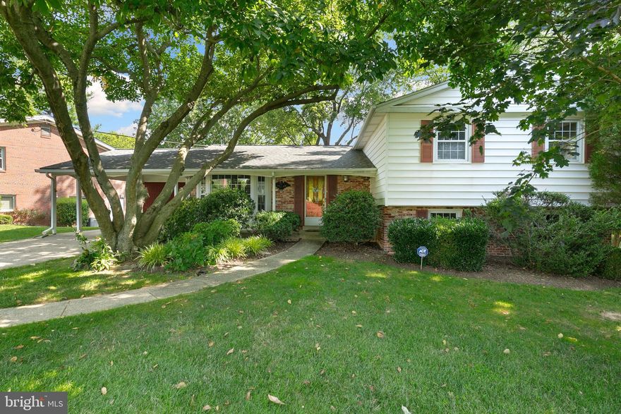 *** NEW LOW PRICE! ***
Welcome to your dream oasis in the heart of the tranquil Springbrook Terrace! The subdivision is a quiet and leafy sanctuary, offering peace and serenity while being conveniently located to several commuter exits and local amenities.  Nestled on a sprawling 0.37-acre corner lot, this rare gem exudes timeless charm and boasts a range of exceptional features that make it a must-see property. With a long driveway and a convenient carport, you'll always have ample space for parking and entertaining guests.  Pride of ownership shines through in this home, with over 15 years of careful stewardship by the current Owner. Presented "As Is", this residence has been meticulously maintained and promises a wonderful canvas for your personal touch. Step inside from the porch to discover a cozy haven.  One of the standout features of this home is the recent investment of brand new AC units - a $6k value added in August 2023.  Step outside to the backyard and you'll find a serene patio area perfect for unwinding or hosting gatherings, complete with a charming wooden shed.  With 4 generously sized and brightly lit bedrooms and 2.5 baths, there's no shortage of space for your family's needs. The top main two levels feature gleaming hardwood floors that create an elegant and inviting atmosphere throughout. The cozy kitchen, complete with a bay window and breakfast nook, is a haven for culinary enthusiasts. The first lower level of this home is a true gem, boasting a finished family room with paneled walls that exude warmth and character around a cozy fireplace that invites you to create memories with loved ones.  The second lower level is a completely finished area with paneled walls and a cedar and  wine cellar closet. The smartly landscaped yard is a testament to the owner's dedication, providing a picturesque setting to enjoy the outdoors. What's more, the home underwent a complete EcoMize weatherization and insulation protection upgrade in 2020, resulting in a significant reduction in electricity costs and enhancing the home's overall energy efficiency.  With no HOA to restrict your lifestyle, this is truly a place to call home.  Don't miss this opportunity to own a piece of Springbrook Terrace's charm and elegance!