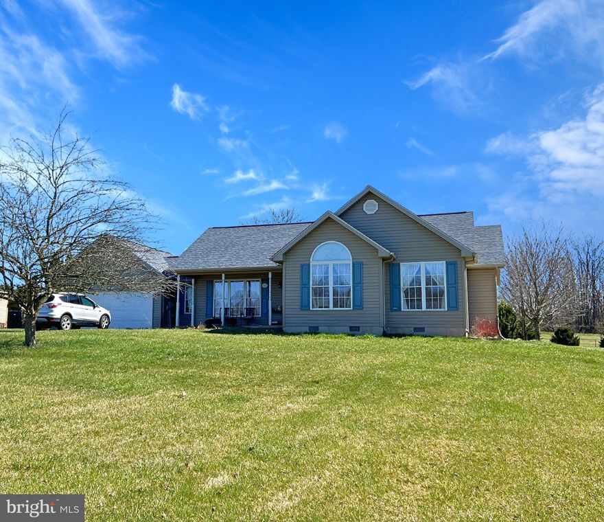 If you need everything all on one level then this is the home for you.  3 bedroom and two full baths on a large lot close to the interstate but away from the noise.  New flooring just installed in most of the home.   Plenty of storage with all closets being extra deep.  Roof was replaced about 2 years ago and a new Carrier HVAC system installed as well.  Appliances are less than 5 years old.  Large lot with plenty of room for a garden, swing set or whatever you may need.  Very large deck off of the dining area perfect for entertaining.  Large shed for storage and large two car garage that has plenty of room for additional storage.  Separate laundry room with utility sink.  If you want a home close to everything but in a rural setting this one is for you.