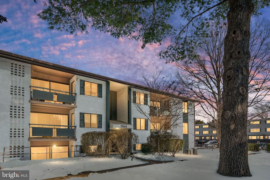 Welcome to 2844 Dover Lane #302, a spacious third-floor condo in the desirable Fairfield Commons community of Falls Church. This well-maintained 3-bedroom, 2-bath residence offers a functional layout with a generous living  area, ample natural light, and comfortable bedroom sizes.
The living room features a cozy fireplace and a built-in entertainment stand, creating an inviting space to relax or entertain. Step outside to the private back patio with low-maintenance turf grass, overlooking the community’s open common area—perfect for enjoying fresh air or morning coffee.
The unit conveys with two parking passes (there is ample additional parking as well), and a separate basement storage unit provides extra space for belongings and bicycles. Residents enjoy a variety of community amenities including an outdoor swimming pool, tennis courts, an on-site management office, landscaped green spaces, and easy access to nearby parks. The prime location offers convenient access to shopping, dining, and major commuter routes including I-495, I-66, and Route 50.
An excellent opportunity for homeowners or investors seeking space, convenience, and location in Falls Church.