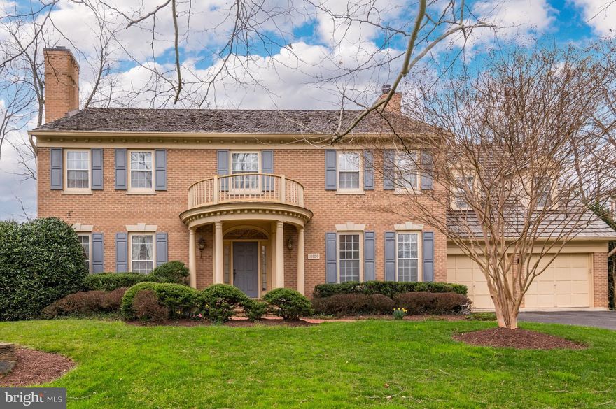 Showings 2 PM to 5 PM as sellers work from home. Welcome to this classic Mitchell and Best Colonial in sought after Avenel.  First time on the market, an original owner home.  This residence is sited on a cul-de-sac offering a beautiful level deep lot, and panoramic views from the sun room, family room, kitchen and dining room.
The Main level has all of the right rooms:  Welcoming entry Foyer, home Office/Library with French doors,
Family room with stone fireplace and additional Sunroom, eat-in Kitchen with Breakfast room, separate formal Dining room and generous Living room too.  The Upper level provides four bedrooms and three full baths along with an upstairs laundry.   The finished lower level includes recreational space,
a full bath, ample storage and a utility room.   A 2 car garage on the main level of the home opens into the
sunroom off the family room.  Additionally a deep driveway offers parking for another 4 cars.  This original owner home offers a great opportunity to enjoy the Avenel lifestyle.   HOA fee includes landscape maintenance, swim and tennis membership, private surveillance and snow removal on all major streets.
A total of 4  bedrooms, 4 full baths and one half bath.