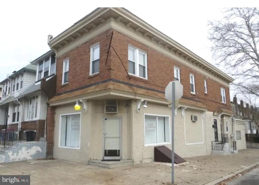 Calling all Business owners, future Business owners and/or Investors!

Welcome to 1901 N 60th Street in the Overbrook section of Philadelphia. This CMX-1 mixed-use property offers exceptional flexibility for owner-occupants or investors. The first-floor commercial space is currently used as a Salon/Spa and can be adapted for a variety of uses including a dance studio, boutique, tattoo studio, art gallery, insurance office, daycare, or other neighborhood services. The property includes two additional spacious units.  1st floor  unit - 2 rooms 1-bath .  The second-floor apartment unit features a large living and dining area, an eat-in kitchen, a generously sized bedroom, and access to a private rooftop balcony  The first-floor unit offers separate or combined entrances and can be retrofitted to reinstall a kitchenette removed by prior owners.  Great for parents of college age child, Parent upstairs and adult child can live in downstairs. This space has Endless Possibilities…Use your imagination.

A finished basement provides additional storage or workspace options.

Conveniently located near several major shopping centers, including City Avenue Shopping Center, Overbrook Plaza, and The Shoppes at Haverford Avenue, offering easy access to retail, dining, and daily amenities. Close to public transportation and major roadways.
Ideal opportunity for a live-work setup or an investment property with multiple income streams.