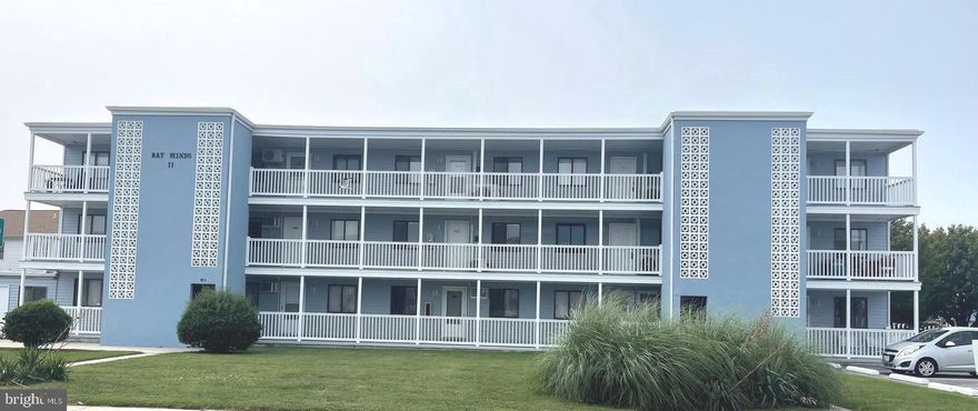 Super cute investment property or could be used just for you!   Nice recent coastal style updates throughout this unit ...plus Super location with easy access to lots of Restaurants &  Shopping.   Make your appt today to see this renovated Bayside unit in the Bay Winds II Building.   Renovations include:   Life Proof Flooring throughout, full size washer and dryer, 3 mini Splits for heat/AC- for super economical  utility bills.  Quaint Kitchen is finished with white shaker style cabinets, a Stainless appliance pkg and beautiful granite counters.   As an added bonus Sellers have paid the current Assessment on building improvements in the amount of $13,000... this includes  New Stair towers & stairs, new Duradeck on all walkways with Azak no maintenance railings , fully encapsulated crawl space and a new roof(completed couple years ago).  Very nicely Furnished  & waiting for you!!  There are some  waterviews with this top floor unit also as an added Bonus!! This end top floor unit also gets to enjoy the wide front balcony too!