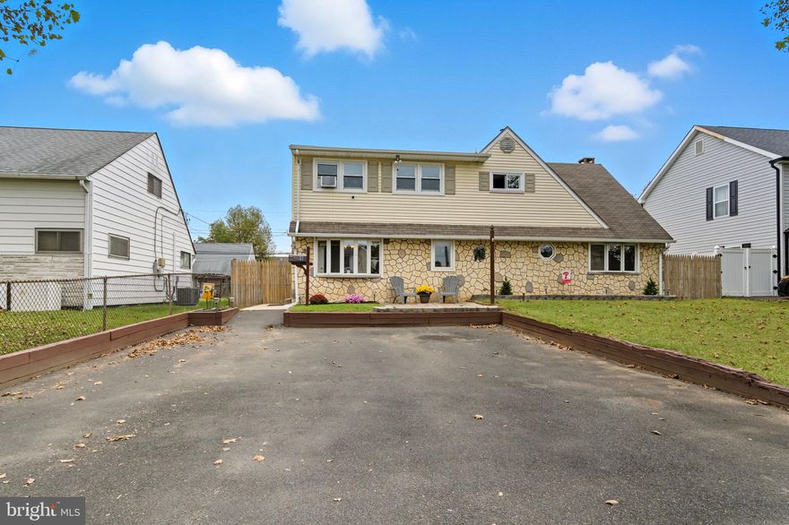 Tucked into Levittown’s North Park section within the Pennsbury School District, this expanded Cape blends thoughtful updates with classic charm. Offering 4 bedrooms and 2 full baths, the home provides plenty of space to grow, relax, and enjoy everyday living. The kitchen has been updated with granite counters, stainless appliances, and rich cabinetry that opens to the dining and living areas, creating a warm flow for gathering or entertaining. Both bathrooms have been remodeled with clean, modern finishes, so you can move right in with ease. The family room is anchored by a brick fireplace that, while not currently functional, still adds character and a cozy focal point. Just beyond, a bright sunroom brings in natural light and creates the perfect spot for morning coffee or quiet evenings at home. Practical features include a separate laundry and mud room, an expanded driveway with ample parking, and a fenced backyard with a shed for storage. Bedrooms on both levels offer flexibility for restful retreats, home offices, or play spaces. Its layout and natural cross-breezes keep things comfortable, and there’s potential to add your preferred cooling system in the future. The backyard is ready for barbecues, gardening, or simply relaxing outdoors. All of this comes with the convenience of nearby parks, shopping, dining, and easy access to major commuter routes. 9 Newberry Lane combines the updates you want with the space you need, inviting you to make it your own.