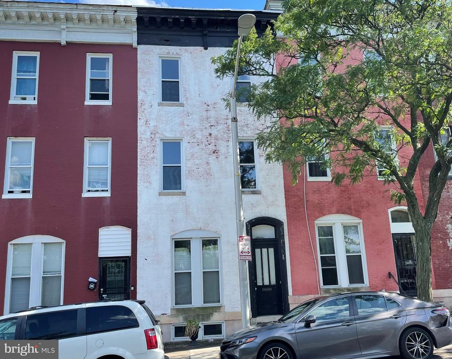 Located in a community of historic row houses in the Franklin Square Historic District.  There are various redevelopment and revitalization efforts in the area.  THIS PROPERTY IS DIRECTLY ACROSS FROM THE PROPOSED RED LINE TRANSIT SYSTEM.  This community offers a glimpse into the city's architectural and cultural past while continuing to evolve with contemporary urban life.   This 3-Level House is gutted and ready for rehab.  Options are unlimited - can be 4 or more bedrooms, 3 or more bathrooms.  Multi-Family, Single Family, or Other.  Contact Baltimore City Planning to confirm permitted uses.  The location allows easy access to downtown Baltimore, University of Maryland Medical Center, Ravens and Oriole stadiums, Inner Harbor, shops, restaurants, entertainment, and major highways.
