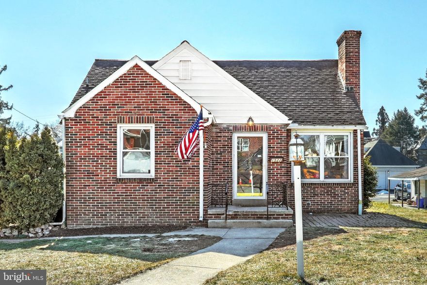 This home is as the saying goes...cute as a button! All brick Cape Cod has character & charm. Nestled in a great neighborhood & close to conveniences. York Suburban Schools! 1st floor offers 2 beds, 1 bath and living areas in neutral colors with original hardwood floors & laminate throughout. Wood burning fireplace! The upstairs is being used as one large bedroom but, the possibilities are endless. Partially finished basement for entertaining. Large yard  & one car detached garage.  Security system, electric underground dog fence, furnace 2016, Hot water heater 2017. This home is a must see so, don't wait to make this home!