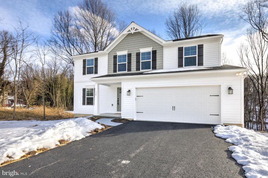 New home on nearly 1 acre wooded lot in Western Chester County. Enjoy nature from your Composite Back Deck with steps to grade. Popular White Oak Model by Berks Homes, Move In Ready!!  Lots of great features including a walk out basement with a rough-in for future bath. Separate Room for a home office. Open First Floor Plan. Tile Shower in Owners Suite, 2nd floor Laundry with a Tub. Energy Efficient Home with Comfy Gas Heat. Kitchen Features a large Island with Pendant Lights and Gas Range. Property Taxes are estimated based on Sales Price/Common Level ratio & Homestead Exemption Applied. Transferrable 10 year structural warranty. 


Seller LLC Managing Member is a Licensed Real Estate Broker.