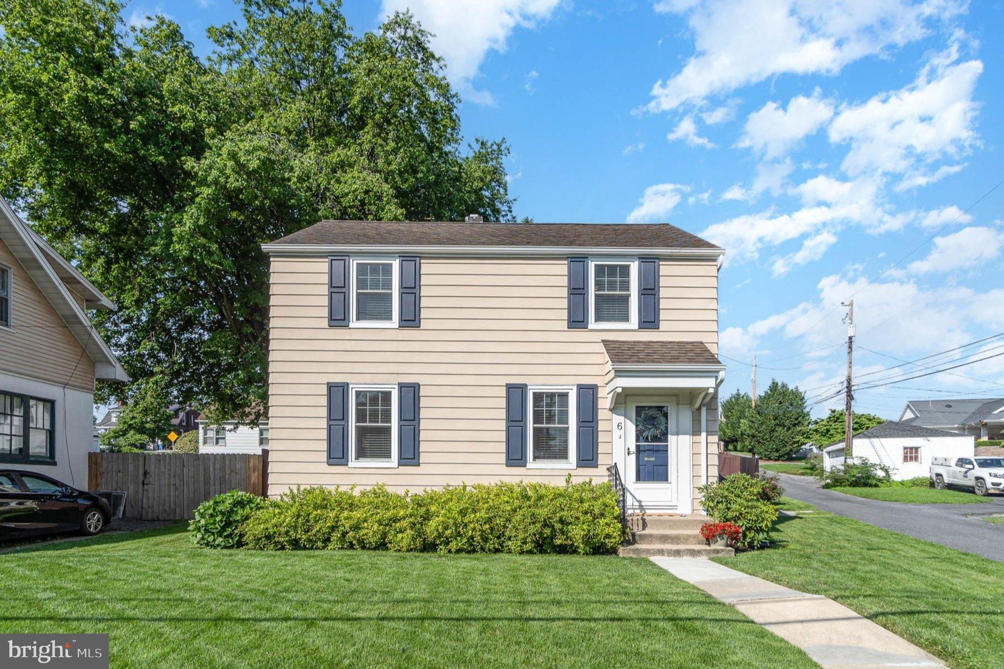Move right in to this charming Camp Hill Boro home! Well maintained, immaculate and with central air, gas heat and replacement windows, indoor living is so very comfortable. Enjoyment of the private outdoor space is enhanced by a large fenced in back yard and landscaped patio. Three generously sized bedrooms, updated bathrooms and beautiful hardwood flooring throughout add to the appeal of this home. The one car garage and driveway offer room for vehicles, and the central location provides easy access to restaurants, shops, schools and the library...all within walking distance. Don't wait to make this home yours!