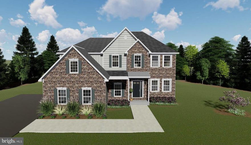 Early Fall Move-In with $20k in flex cash! Great location in Nokesville between Vint Hill Rd. and 605 near Vint Hill Farms and Prince William Golf Course! The Cleveland is sited on a 3 acre wooded homesite. This home features an elegant stone front with front porch, 3-car side entry garage and a  separate detached 2-car garage. This home includes a light-filled sunroom, a Main Level bedroom with a private bath, a fully finished lower level with a full bath, and a walkup with areaway that takes you to the rear yard. A 10 x 18 composite deck will be perfect for entertaining. Interior finishes include the tray ceiling in the owner’s suite, 3 full baths on 2nd level, a gourmet kitchen with level 4 cabinets and upgraded quartz counter tops, coffered ceiling and a stone fireplace in the family room, plus many more included upgrades.