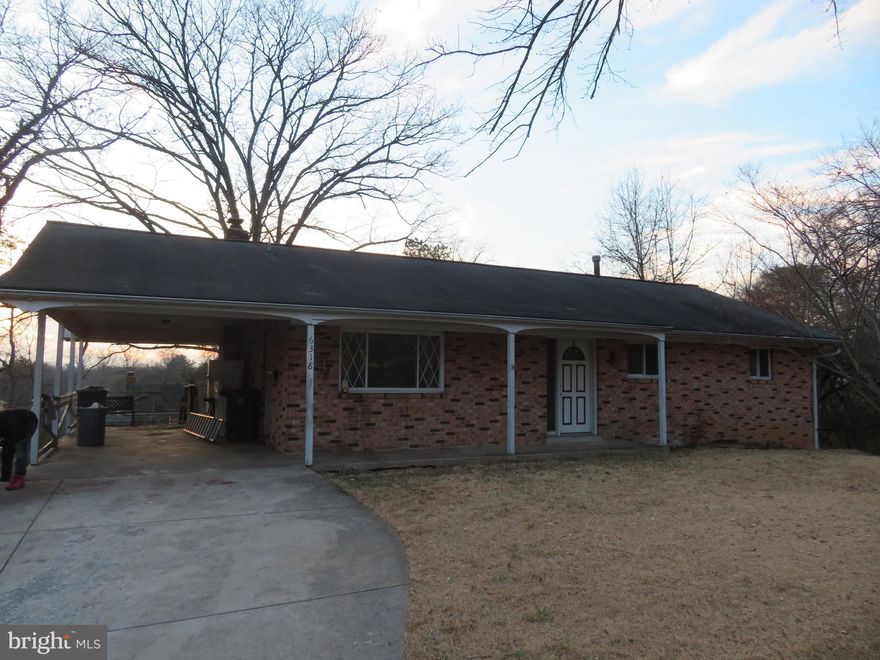 Investor Opportunity!!!  Sold "as is".  Spacious brick front, 4 bedroom, 3 bath rambler is awaiting your TLC.  1 car carport and 1 car rear garage.  Large backyard. Presenting offers on Monday Jan 12th