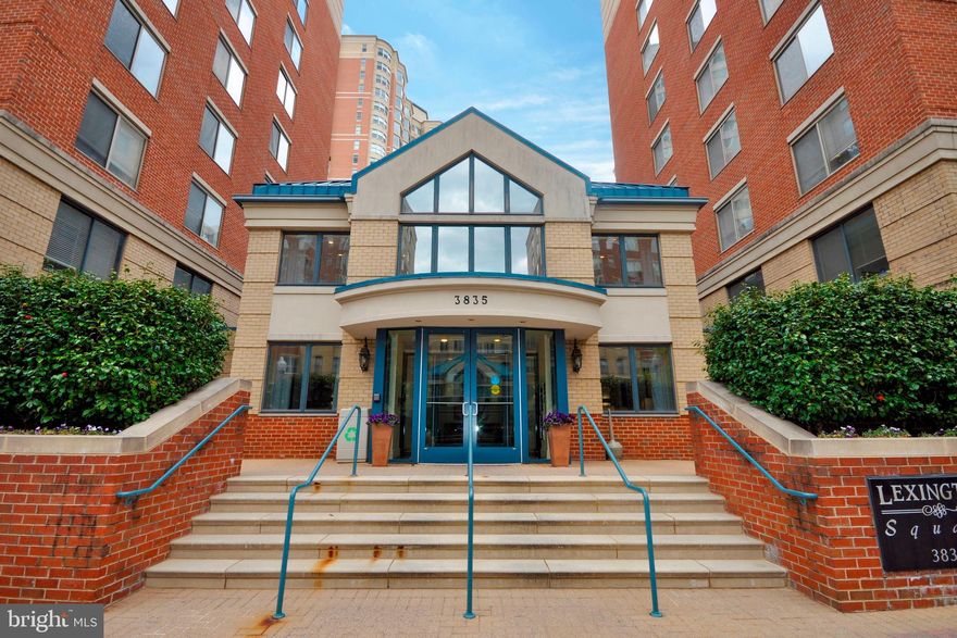 NEW PRICE!  This spacious and sun-filled one bedroom is ready for move in.  Freshly painted throughout and hardwood floors make this unit stand out.  Granite counters, stainless appliances and NEW washer/dryer installed.  Enjoy the balcony off of living area with room for outside pleasure. Swimming pool and exercise facility in the building.  Conveniently located between VA Square and Ballston Metro stops, with a 92 walk score. GREAT LOCATION! Easy to show.