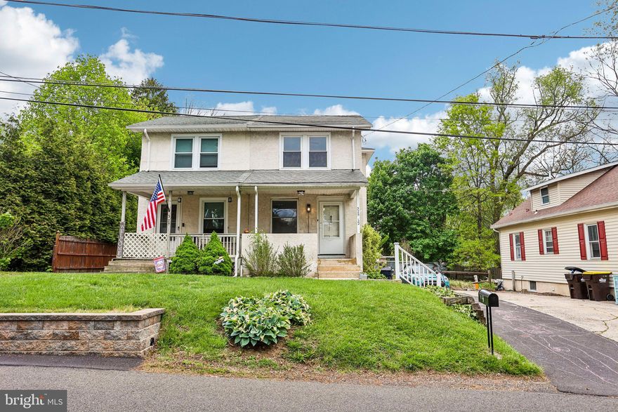 Welcome to this lovely twin home in a prime Horsham location, where comfort, convenience, and thoughtful updates come together beautifully. Enter onto the inviting covered front porch and into a bright, open-concept main level filled with natural light streaming through large windows. The living room flows seamlessly into the dining area. The kitchen offers ample cabinet and counter space, along with a pantry for extra storage. From here, a door leads to the rear patio and fully fenced backyard—perfect for relaxing, gardening, or gatherings—complete with a shed and direct access to the extended driveway. Upstairs, you’ll find three bedrooms, each featuring large windows, all sharing a full hall bathroom. The finished basement expands your living space, offering flexibility to fit your needs. It also includes a half bathroom, laundry area, and an unfinished section for additional storage. This home has been well maintained with numerous updates, including a brand new microwave, new oven, newer dishwasher, updated kitchen countertops, sink, and faucet, new carpet, and newer basement flooring with a lifetime transferable warranty. Additional improvements include a newer driveway and retaining wall, fresh paint, added a mini-spilt to the main level, newer hot water heater, new radiators, upgraded 200-amp electrical panel with surge protector, newer shed roof, chimney stucco with liner, recoated flat roof, and the addition of a French drain for peace of mind. Ideally located close to public transportation, parks, the PA Turnpike, a community pool, local schools, shopping, dining, and the Power Line Trail, this home offers both convenience and lifestyle. Don’t miss the opportunity to make this move-in-ready gem your own.