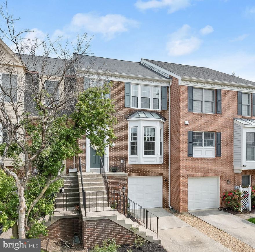 Stunning three level brick front townhome  nestled in the community of Taskers Chance boasting light filled interiors, neutral color palette, and design inspired features throughout! Living and dining rooms with gorgeous luxury vinyl plank flooring and crown moldings; Eat-in kitchen embellished with ample cabinetry and casual dining area with direct access to the deck perfect for entertaining family and friends; Top level boasts the expansive owner's suite highlighted with soaring vaulted ceilings, walk-in closet, and en-suite full bath with dual vanities, glass enclosed shower, and soaking tub; Second spacious bedroom outfitted with a wall of closets for optimal convenience and an en-suite full bath; Main levels offers 9 ft. ceilings a bedroom or family room with a cozy fireplace, access to the slate patio and fenced backyard, a powder room, laundry room, and garage access; Recent updates include windows, HWH, flooring, paint, and more; Community Amenities: Community offers a pool with clubhouse & hiking trails to downtown Frederick!   Enjoy being in close proximity to all that Frederick has to offer. Abundant shopping, dining, and entertainment options are just minutes away. Outdoor recreation awaits you at Carroll Creek Park, Willowdale Park, Maryland National Golf Club, and much more. Major area commuter routes include MD-15, MD-40, I-70, and I-270.
Recent Updates:
2021 New Paint/ Flooring
2019 New Garage Door / Opener
2018 New Windows & Exterior Doors
2017 New Hot Water Heater
2015 New Roof & Gutters
2012 HVAC Updated