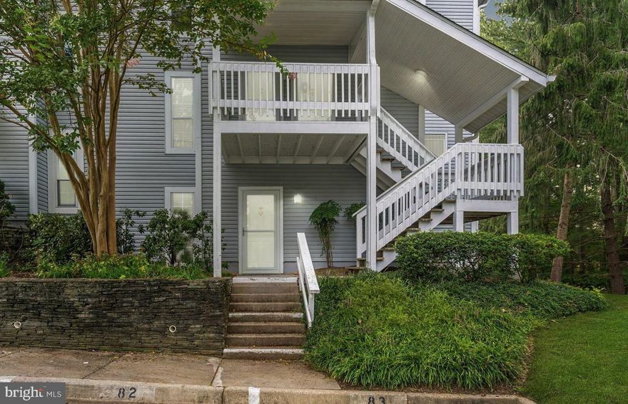 Beautiful, completely updated and well-appointed condo close to I-95 with all the Lake Ridge amenities. Do you know what Lake Ridge provides for the cost of your landlord-paid condo fees? Five pools, several playgrounds, tot lots, a splash park and Lake Ridge Park/Marina. The condo itself is in a very desirable neighborhood right down the street from the locally-famous wooden playground and one of the pools, and just around the corner from Lake Ridge Park. Your front door is on the first floor for easy access. Around the side, you'll find a stone ground-level patio accessible from the sunroom which backs to woods and a stream. Most of the unit windows look out on that calming view rather than the parking lot, and lots of sunlight streams in. This great floor plan includes an open dining/living and sunroom space, with an office tucked off to one side for privacy. Your kitchen is a cook's dream with gas stove, new stainless steel appliances, granite, and white cabinets, and it has a convenient pass-through to the dining area. The primary has plenty of floor space and a deep closet to provide lots of storage. A second bedroom can be used as guest space and/or a second office. Unlike in so many other condos, the washer and dryer are side by side (not stack!) and located in a laundry room, not a closet! Just about everything has been recently updated and upgraded, including light-colored LVP floors, bathroom fixtures, the kitchen appliances and paint throughout, all in tasteful complementary colors and finishes. Rent includes one marked parking space, a second permit for an unmarked space in the large parking lot, and a third visitor pass. Location, charm, amenities galore...this gem is not going to last long, so get your application in quickly!