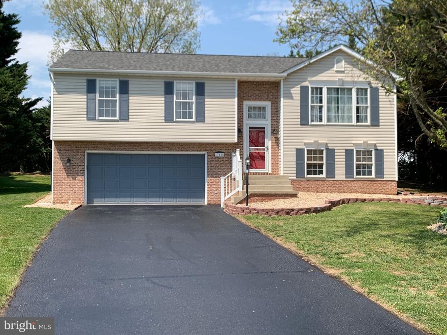 OPEN HOUSE 4/26, SUNDAY 1-3 PM. NO CITY TAXES - NO HOA's.  Must see, this wonderful spacious 3–4-bedroom, 2 bath home on .53 acre. is all freshened up and ready to go. Seller recently installed all new carpet, fresh paint throughout. The home was completely power washed, deck is freshly stained, the landscaping is spruced up with river rock, driveway re-sealed.  Home offers a large open living room/dining room with open vaulted ceiling to the eat in kitchen. The primary suite offers 2 closets (one is a walk-in) , a large primary garden bath w/ a soaking tub & separate shower, double bowl vanity and a laundry chute to the lower level. Family room in lower-level w/ a full bar, could be used as a 4th bedroom, laundry/utility room could also be a craft room and a big storage closet that goes under the foyer stairs that could hold bikes or various other sports equipment. Truly nice size deck for summer BBQ's with stairs leading to the huge backyard, which is surrounded by trees for privacy. Backyard has areas that were recently reseeded. Oversize 2 car front loading garage (672 sq ft) with remote door opener and side entry exterior door and an interior entry door.  NEW architectural roof in 2025 with 50 yr transferrable warranty. Updated CAC with new lines w/ maintenance agreement and transferrable warranty. Located near churches, shopping, medical offices, banking, restaurants, veterinarians, movie theater and plant nurseries.