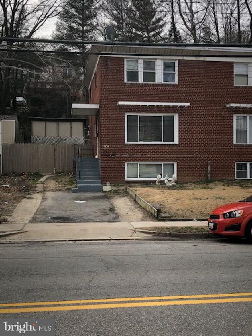 4 BR/2.5 BA with a place for 3 cars parking, Finished basement TH, 1 bedroom, office and a full bathroom in the basement with a privet entrance, This is a TH in duplex the property needs TLC.