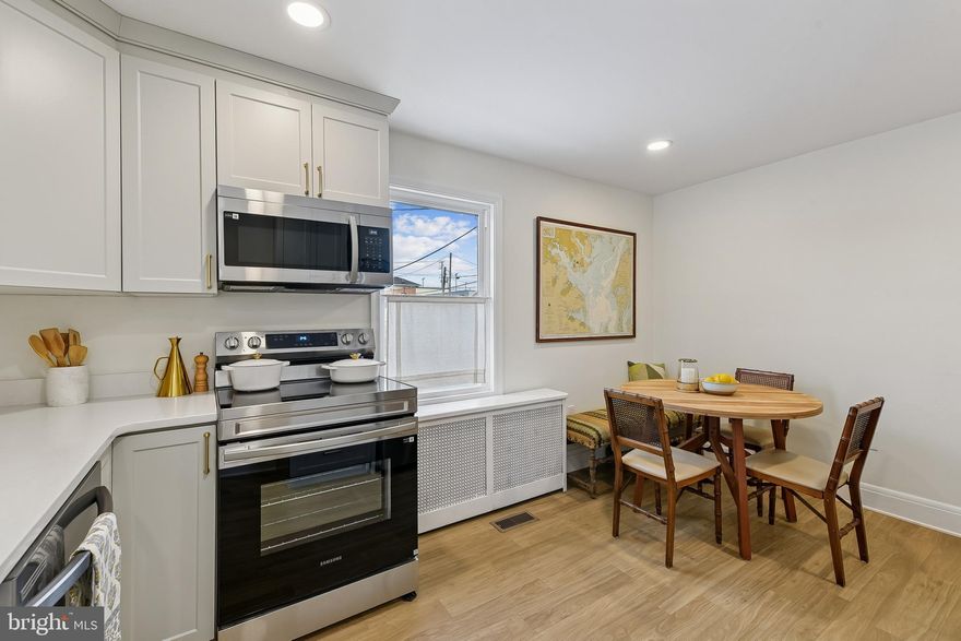 Price adjustment making this a fantastic value!***
**Beautifully Renovated Corner Home in Prime Essex Location**

Welcome to this charming and thoughtfully updated single-family home offering 3 spacious bedrooms plus a sunroom/home office and 2 renovated full bathrooms — perfect for today’s flexible lifestyle. Nearly every inch has been refreshed, making this home truly move-in ready. The owner feels he has renovated the home to TOP CONDITION. He wanted a buyer to not need to worry about updates to the home for many years to come.

Enjoy a bright, modern kitchen featuring brand-new cabinetry, Caesarstone quartz countertops, and stainless steel appliances, all installed in Winter 2025. The home shines with new double-pane tilt-in windows, including six new windows and cozy window seats in the second-floor primary suite — complete with hidden storage and additional closet space.

Comfort and efficiency are top priorities with a new mini-split HVAC system, upper-level insulation, new vinyl siding, 6-inch rain gutters, and a new roof (2024). Refinished hardwood floors, fresh paint throughout, and beautifully updated bathrooms add timeless style and warmth.

Outside, enjoy relaxing or entertaining under the large rear awning covering the back porch and barbecue patio, along with a new privacy fence, new front awning, new railings, and a detached one-car garage. The full unfinished basement offers abundant storage and includes a laundry tub and brand-new washer and dryer.

Private driveway, as well as,  plenty of street parking along both sides of Maryland Ave.

Additional peace-of-mind upgrades include new CPVC plumbing, new sump pump, a chimney cap, a one-year termite contract, and an oil furnace under maintenance contract.

**Unbeatable Location
This corner property is just:
• One block from the post office, shopping, dining, and public transit
• Minutes to major shopping centers and employment hubs
• 15 minutes to Johns Hopkins and area hospitals
• Close to excellent schools like Eastern Technical High School and Essex Community College
• Ideally situated between two rivers with quick access to the Chesapeake Bay, beaches, and waterfront parks
** Comfort, convenience, and coastal charm — this home truly has it all.

The property is also zoned for commercial.