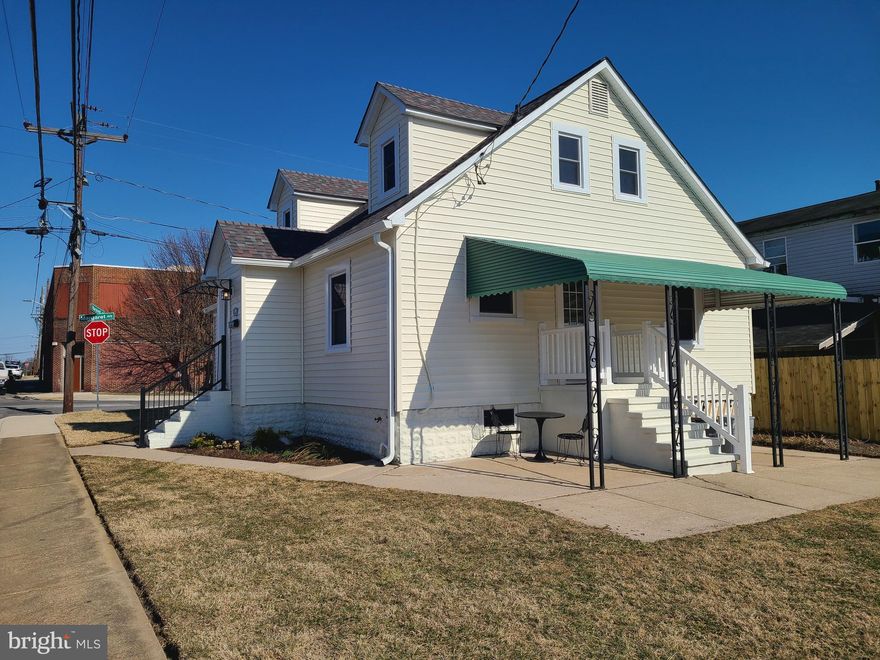 ✨ Beautifully Renovated Corner Home in Prime Essex Location ✨

Welcome to this charming and thoughtfully updated single-family home offering 3 spacious bedrooms plus a sunroom/home office and 2 renovated full bathrooms — perfect for today’s flexible lifestyle. Nearly every inch has been refreshed, making this home truly move-in ready.

Enjoy a bright, modern kitchen featuring brand-new cabinetry, Caesarstone quartz countertops, and stainless steel appliances, all installed in Winter 2025. The home shines with new double-pane tilt-in windows, including six new windows and cozy window seats in the second-floor primary suite — complete with hidden storage and additional closet space.

Comfort and efficiency are top priorities with a new mini-split HVAC system, upper-level insulation, new vinyl siding, 6-inch rain gutters, and a new roof (2024). Refinished hardwood floors, fresh paint throughout, and beautifully updated bathrooms add timeless style and warmth.

Outside, enjoy relaxing or entertaining under the large rear awning covering the back porch and barbecue patio, along with a new privacy fence, new front awning, new railings, and a detached one-car garage. The full unfinished basement offers abundant storage and includes a laundry tub and brand-new washer and dryer.

Private driveway, as well as,  plenty of street parking along both sides of Maryland Ave.

Additional peace-of-mind upgrades include new CPVC plumbing, new sump pump, a chimney cap, a one-year termite contract, and an oil furnace under maintenance contract.

📍 Unbeatable Location
This corner property is just:
• One block from the post office, shopping, dining, and public transit
• Minutes to major shopping centers and employment hubs
• 15 minutes to Johns Hopkins and area hospitals
• Close to excellent schools and Essex Community College
• Ideally situated between two rivers with quick access to the Chesapeake Bay, beaches, and waterfront parks

🌊 Comfort, convenience, and coastal charm — this home truly has it all.