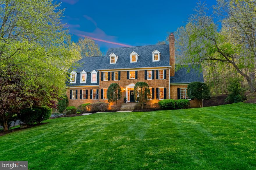 Offer deadline 3pm, Monday, April 19th.  Unsurpassed beauty, charm and elegance will be yours in this stately brick Colonial that is regally sited on a .89 acre lot at the end of a tree-lined cul-de-sac.   Impressive custom details abound with thoughtful designer touches throughout this 6 bedroom home that exudes old world charm, yet provides state of the art sophistication and functionality.   You will be enchanted as you are greeted by a gracious walkway and expansive front yard made for enjoying spring lawn games and hours around the custom firepit.  This wonderful home was built with entertaining and convenience in mind.  From the formal living room and dining room, perfect for intimate or holiday gatherings to the truly "great gathering room" with substantial stone fireplace, beverage center and adjacent butler's pantry, you will entertain with ease.  The custom eat-in kitchen with loads of cabinetry and counterspace will be the heart of the home with easy access to the deck that spans the length of the home.   This home easily accommodates today's work and school from home environments with a main floor library and multiple spaces that are ideal for a second office or home schooling.  The interior and exterior features provide plenty of space to work and play, with a huge lower level with a kitchenette and rec room with wet bar, a fantastic yard large enough to host a soccer game, an oversized hot tub and a firepit for hours of leisurely fun.  All five baths have been updated to the utmost of upscale designer fashion, as has the gourmet kitchen complete with high end appliances, and wait until you see the laundry room with TWO washer/dryer sets!  This home has it all, plus excellent schools - Navy Elementary, Franklin Middle, Oakton HS.  Minutes to major commuter routes, the Orange & Silver Metro lines, Tysons, Reston Town Center and Fairfax Corner!  Yes, you can have it all at 12315 Blair Ridge Drive!