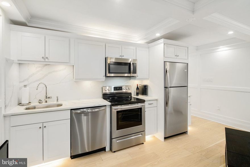 Absolutely stunning renovation done to this one bedroom condo at one of the most desirable buildings and location in Rittenhouse Square! The Dorchester features a newly renovated lobby, rooftop pool and full gym! Fall in love with your new home and convenient location! Step right out to Rittenhouse Sq along with the most amazing restaurants and scene in the city. Live every day like a VIP in this beautifully renovated full-service building! - Can also be rented fully furnished at $3,495 /mo