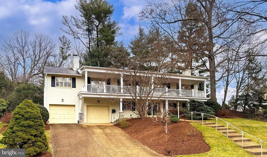 This well-maintained, expanded and renovated home, sits on an over-sized half-acre lot and, ideally, is situated on a quiet cul-de-sac. The home’s location, and lot size (backing to public property and the Potomac River), is so desirable that is has only had two owners! This two-level Bi-Level, offers 4 bedrooms and 3 full baths. Expanded to include a second attached garage bay allowed for an upper-level office/den/study addition, located off a renovated kitchen which is the envy of any gourmet chef! Tastefully renovated to include granite counters, gas cooking and hardwood flooring. Buyers will love the kitchen’s open floorplan and large island which invariably becomes the home’s favorite gathering space! The great room, open to the kitchen, offers a gas fireplace, dining area and French doors to one of the home’s best features- a 2nd story front porch that extends the entire width of the home! Perfect for relaxing or entertaining during the warmer months! The primary bedroom, with en-suite bath, 2 additional bedrooms and full hall bath complete the main level. Descend to the ground level and discover the welcoming entry foyer and cozy recreation room, complete with carpet flooring, wood-paneled walls and a wood-burning fireplace. Guests are taken care of with a ground level bedroom and full bath in the hallway. This house does not want for storage with its own large storage room. Lastly, access the 2-car garage from the ground level. Outside, relax on the back deck which leads to an outdoor oasis! You will LOVE the landscaped grounds with mature plantings, an in-ground heated pool, and, for the sports enthusiast, a sport court! All of this and the lot’s property line backs to public land- you are truly living in a treed oasis! Living in Rivercrest one is destined to take advantage of all the outdoor adventures afforded by the home’s location. Enjoy the Potomac River Trail, Gulf Branch Nature Center as well as more trails, parks and bike trails. Donaldson Run Pool District. Quick and easy commute to Washington D.C., Reagan National Airport and Tysons Corner. School Pyramid: Jamestown ES, Williamsburg MS, Yorktown HS. This Rivercrest beauty is ready and waiting- take the plunge (in this home’s pool) and become its next steward!

Make sure to click on the VIRTUAL TOUR link for a walking tour of the home and grounds!