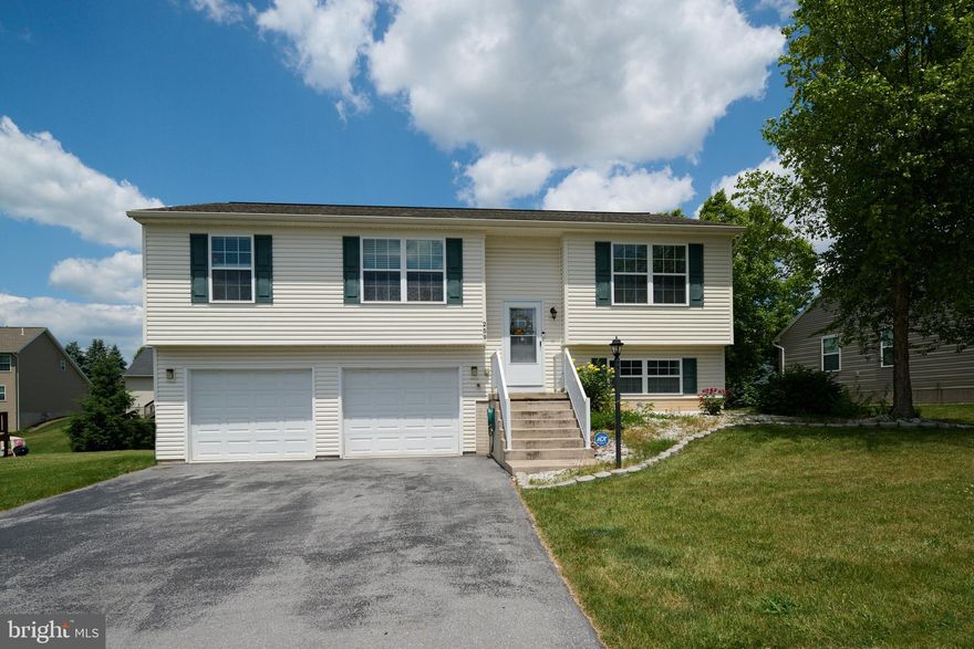 Home Looking for Owner - This split-entry home  in the desired Steeplechase Neighborhood is conveniently located just minutes from I99 and PA-26 for quick commutes to Bellefonte or State College. It's also close to all of the restaurants & entertainment in the Pleasant Gap area and just a short trip over the mountain to get to Penns Valley. The Pergo Outlast Laminate flooring throughout the home makes cleaning up easy and creates continuity in all the spaces. These upgraded floors are resistant to dents, scratches, stains and spills. The oversized living room greets you as you come up the stairs with bright natural light and easy flow into the dining room and kitchen. Indoor/outdoor dining and entertaining is a breeze with the dining room access to the deck overlooking the spacious backyard. Back the hallway, bedrooms 2 & 3 have a full bathroom with a tub shower to share between them. The primary suite features a walk-in closet and attached bathroom with walk in shower. The lower level has been finished to include a 4th bedroom - which would be a wonderful space for guests or a home office. A 3rd full bathroom with shower can also be found on this level along with a large laundry room and utility closet for extra storage. Access to the oversized 2-car garage is just around the corner. Outside, you'll find a few raised garden beds and a shed for all of your lawn maintenance supplies. Also enjoy affordable utilities with natural gas heating, central air conditioning, double pain low-E glass windows, poured foundation w/ draped wall insulation, 2x6 exterior construction, PEX water distribution,  insulated garage door, Energy Star Certified products and more!