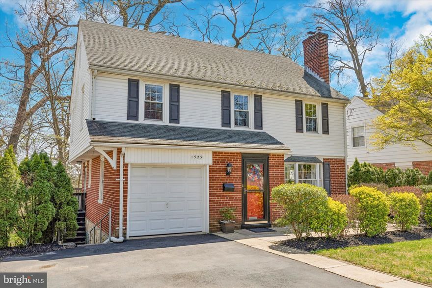 Nestled amidst the majestic oaks of Highland Farms, one of Abington's most picturesque neighborhoods, this elegant brick and stone colonial beckons with its timeless charm and inviting allure. You’ll feel instantly at home as you step into the charming vestibule, leading you into the spacious, sunlit living room adorned with a wood-burning fireplace, original built-in millwork, and gleaming hardwood floors. Imagine the joy of hosting guests in the formal dining room, where breathtaking views await from the expansive bay window. The beautifully updated kitchen boasts gas cooking, granite countertops, and a sizable pantry for all your culinary essentials. Picture yourself savoring morning coffee or evening cocktails on the freshly painted, expansive deck, overlooking the meticulously landscaped tiered backyard adorned with mature trees, creating a serene oasis just steps from your door.  Upstairs, discover four generously sized bedrooms, each offering ample closet space for all of your belongings. The conveniently located second-floor washer/dryer setup adds to the seamless flow of daily life. And don’t forget about the massive, unfinished walk-up attic, offering endless possibilities for storage or creating your dream space. Descend downstairs to the lower level and discover even more opportunities awaiting your exploration. In addition to ample closet space, you'll find a large finished area that offers boundless opportunities. Whether you envision it as a vibrant playroom for the kids, a cozy den for movie nights, or a creative space for your hobbies, this versatile area can easily adapt to suit your lifestyle. The seamless transition between indoor and outdoor living is simply irresistible. Whether you choose to unwind on the patio or deck surrounded by lush greenery, or explore the beautifully landscaped tiered yard, every corner of this home exudes relaxation and tranquility. But the surprises don’t end there – the 1-car garage has been transformed into an amazing gym, complete with rubber flooring and top-of-the-line equipment. Keep it as your personal fitness haven or easily convert it back to a garage to suit your needs – the choice is yours! Located just moments away from Abington's Blue Ribbon Schools, train station, shopping, dining, parks, and Abington Hospital, this property truly epitomizes suburban living at its finest. Don't let this opportunity slip away – schedule your tour today and experience the enchantment of this remarkable home firsthand. With its irresistible charm and unbeatable location, this gem won’t stay on the market for long!