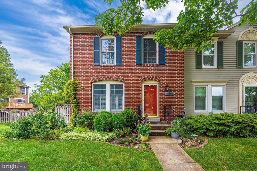 This move in ready, all brick, end unit townhome situated in a cul-de sac is a must see!  The kitchen, with direct access to the deck, boasts upgraded stainless steel appliances, all new within the past 2 years, a gas stove, granite counter tops, tile flooring and custom built ins for storage. The main level is finished off with an open concept living/dining area with beautiful hardwood floors and custom built ins. The upper level has hardwood flooring throughout 3 bedrooms and tile flooring in the 2 full baths.  The primary suite has gorgeous custom barn door closets and a renovated bath.  You’ll find an additional bedroom with a walk in cedar closet and full bath on the lower level adjacent to a family room with built ins and tile flooring that walks out to the fully fenced backyard complete with shed and heated dog house. New roof and HVAC in 2020, new water heater in 2019, all 4 bathrooms have newer toilets.  Community features - lake, 3 swimming pools, basketball and tennis courts, walking paths, playgrounds.  Minutes to Downtown Frederick.