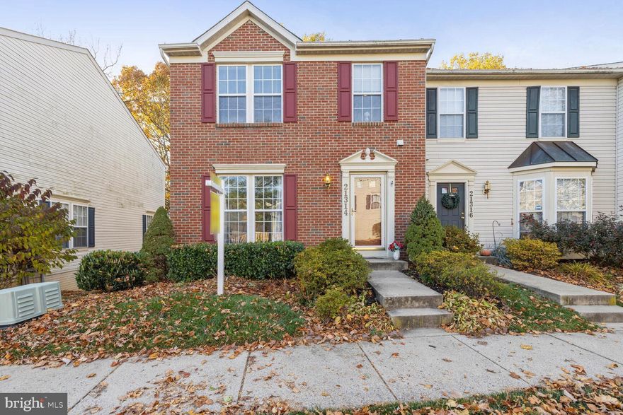 Don't Miss This One! This move-in ready end unit townhouse in the Milestone community features a brick front,  12 foot extension to back of unit and fully fenced-in back yard backing to the woods.  This light-filled townhouse features 3 bedrooms, 2 full baths and a half bath. The half  bath is on the main level. Ceramic tile kitchen floor with newer stainless steel appliances. Upstairs in the primary bedroom is a enormous sitting area, large walk-in closet, plus a soaking tub and separate shower in the bathroom. Partially finished basement features a large family room with fireplace and tons of storage space. Recent upgrades include: NEW NEST programmable thermostat in 2023, Roof in 2020, HVAC in 2021, Stainless Steel Kitchen Appliances in 2012, Main-Level Carpet in 2020, Sliding Deck Door with Mini Blinds in 2020, Washer/Dryer in 2017. Included in the HOA fees are snow removal, lawn care, pool membership and gutter cleaning. Included in the package are two reserved parking spots and plenty of visitor parking. Vistas of Milestone is a diverse community with many amenities such as tot lots, a community pool, the North Germantown Greenway walking path and dog parks. Close to Milestone Shopping Center, Restaurants, Banks, Movie Theater, Wegmans and Giant. Minutes to I-270, Rt-355, Holy Cross & Shady Grove Hospitals, Black Rock Center for the Arts, Germantown library, and Black Hill Regional Park.  Welcome Home!